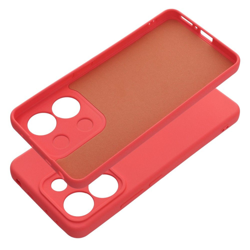 Nutitelefoni tagakaas Xiaomi Redmi Note 13 Silikoonist ümbris Virsik