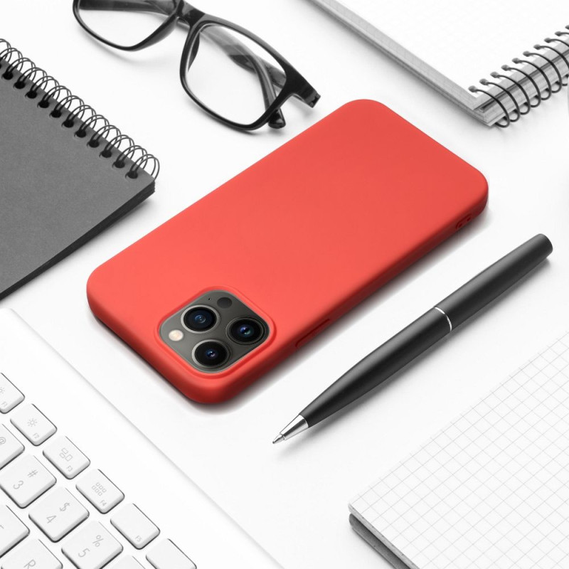 Nutitelefoni tagakaas Xiaomi Redmi Note 13 Silikoonist ümbris Virsik