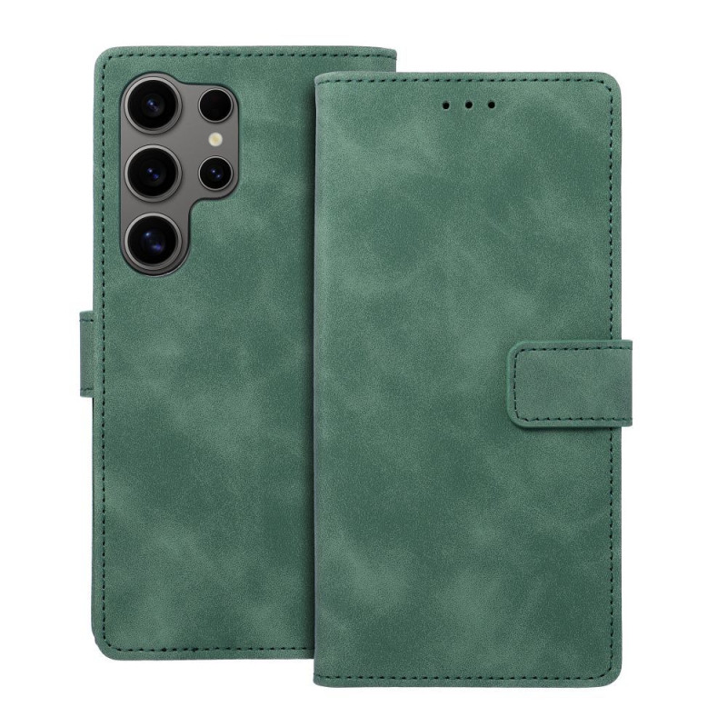 Viedtālruņa atveramais maciņš Samsung Galaxy S24 Ultra Tender Zaļa