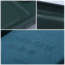 Viedtālruņa aizmugurējais vāciņš Samsung Galaxy S24 CARD Case Zaļa
