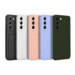 Viedtālruņa aizmugurējais vāciņš Samsung Galaxy S24 CARD Case Zaļa