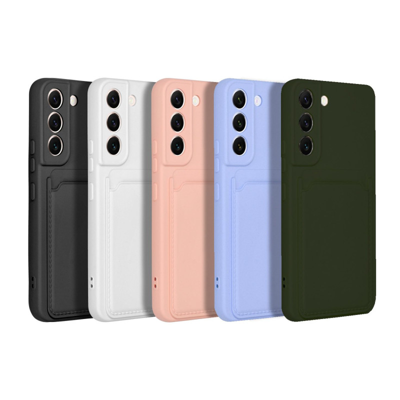 Viedtālruņa aizmugurējais vāciņš Samsung Galaxy S24 CARD Case Zaļa