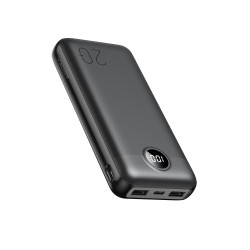 Ārējā baterija Veger L20S 20000 mAh PD QC 3 Melna