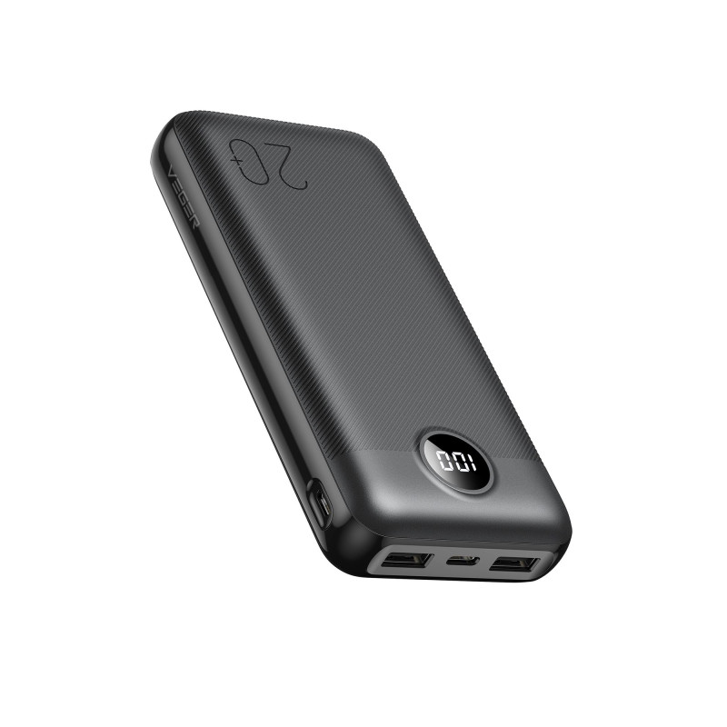 Väline aku Veger L20S 20000 mAh PD QC 3 Must