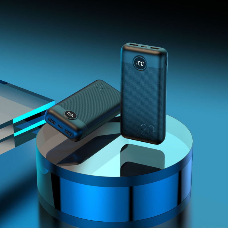 Väline aku Veger L20S 20000 mAh PD QC 3 Must