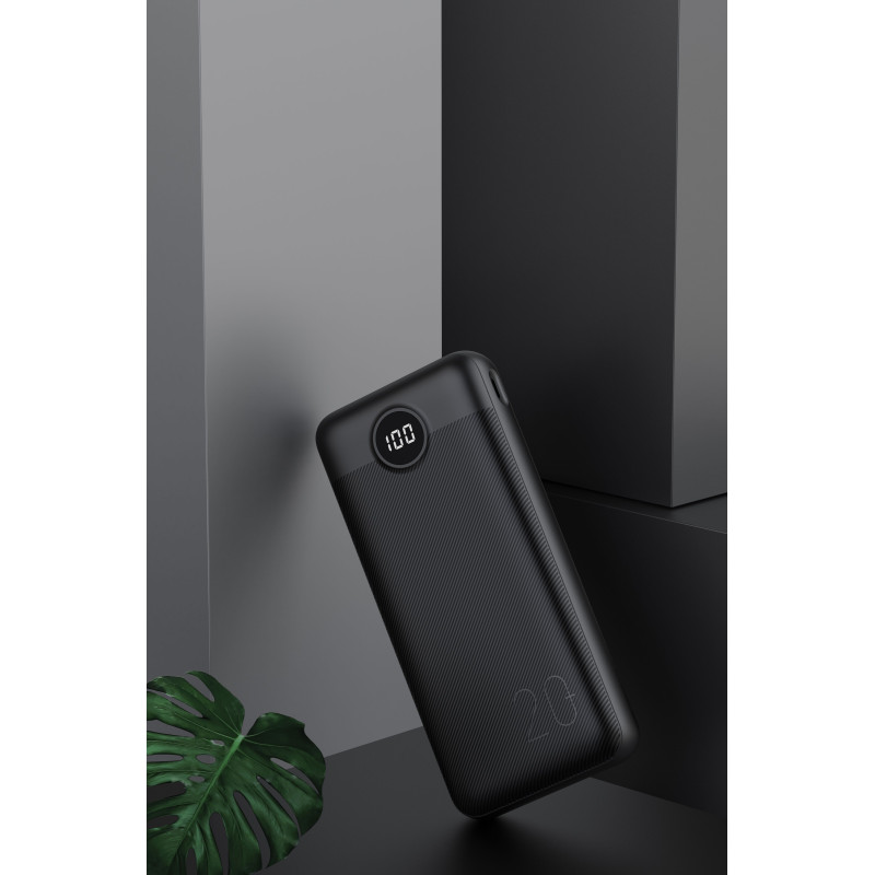 Väline aku Veger L20S 20000 mAh PD QC 3 Must