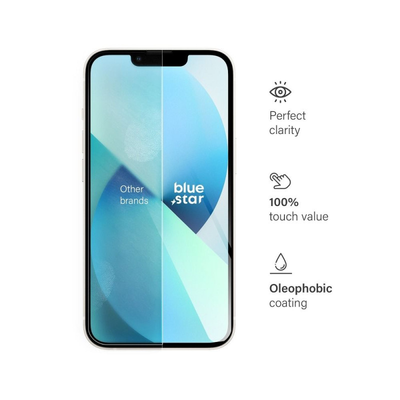 Viedtālruņa aizsargstikls Apple iPhone 13 Mini Caurspīdīga