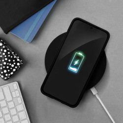 Nutitelefoni tagakaas Samsung Galaxy A25 5G Silikoonist OSA Must