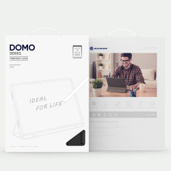 Viedtālruņa aizmugurējais vāciņš Apple Domo Foldable with pencil storage Melna