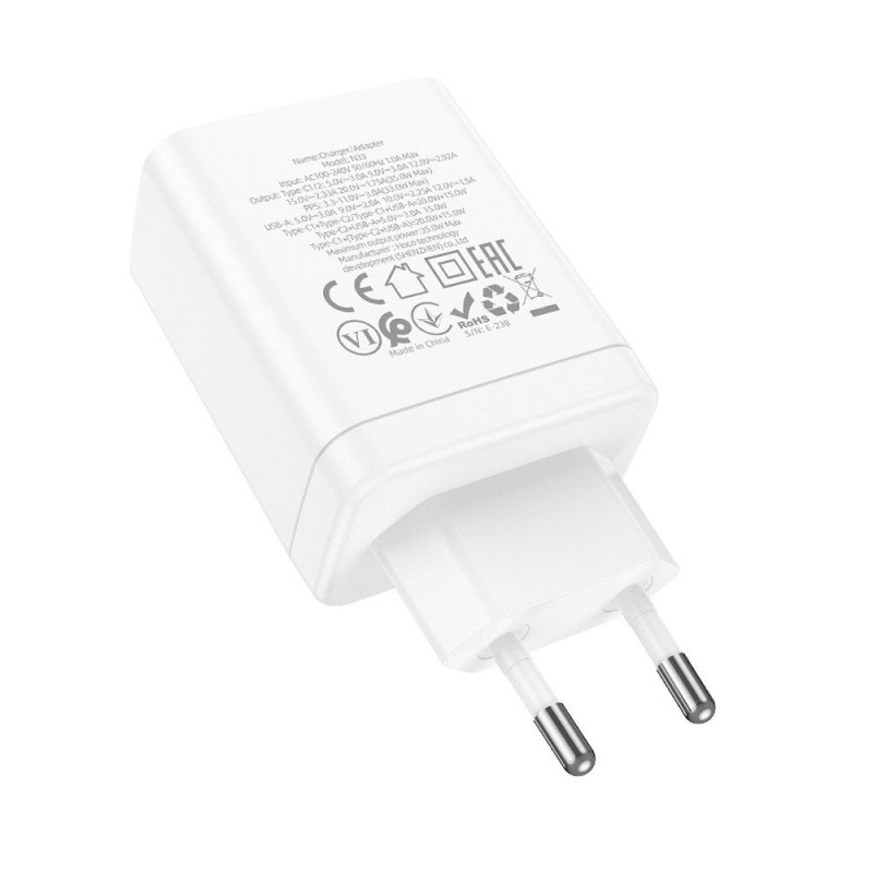 Universal charger 2 x Type C + USB A PD QC3.0 3A 35W N33