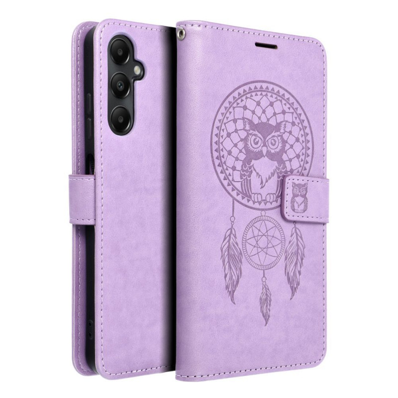 Viedtālruņa atveramais maciņš Samsung Galaxy A05S Mezzo Book Dreamcatcher Purpura
