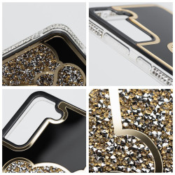 Viedtālruņa aizmugurējais vāciņš Samsung Galaxy S22 Teddy bear Melna