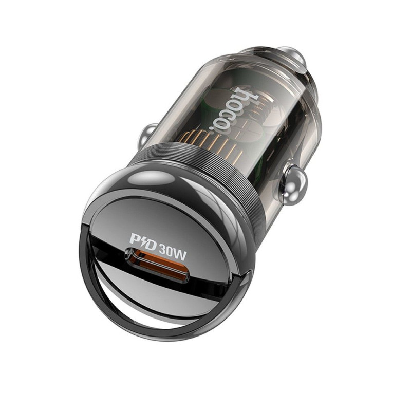 Universal car charger Type C PD QC3.0 3A 30W Z53 transparent