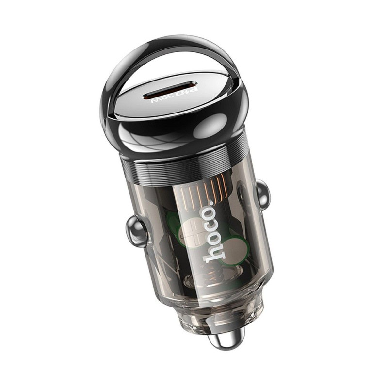 Universal car charger Type C PD QC3.0 3A 30W Z53 transparent
