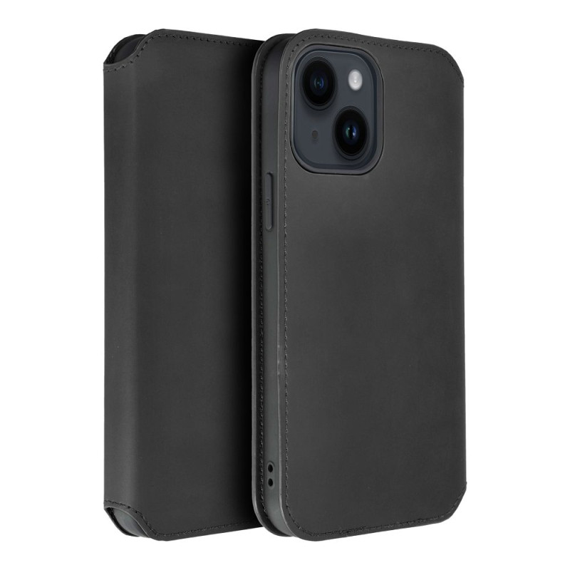Viedtālruņa atveramais maciņš Samsung Galaxy A25 5G Dual Pocket Book Melna