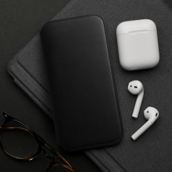 Viedtālruņa atveramais maciņš Samsung Galaxy A25 5G Dual Pocket Book Melna