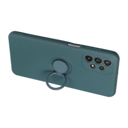 Viedtālruņa aizmugurējais vāciņš Samsung Galaxy A05S Silicone Ring Zaļa