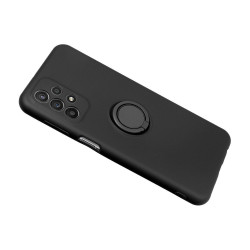 Viedtālruņa aizmugurējais vāciņš Samsung Galaxy A05S Silicone Ring Melna