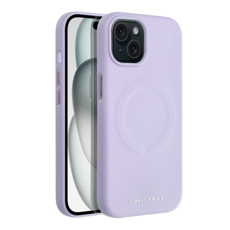Viedtālruņa aizmugurējais vāciņš Apple Iphone 15 Violeta