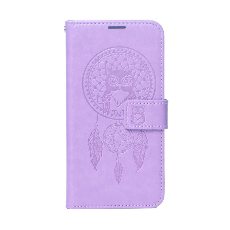 Viedtālruņa atveramais maciņš Samsung Galaxy S23 Mezzo Book Dreamcatcher Purpura