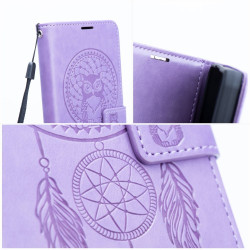 Viedtālruņa atveramais maciņš Samsung Galaxy S23 Mezzo Book Dreamcatcher Purpura