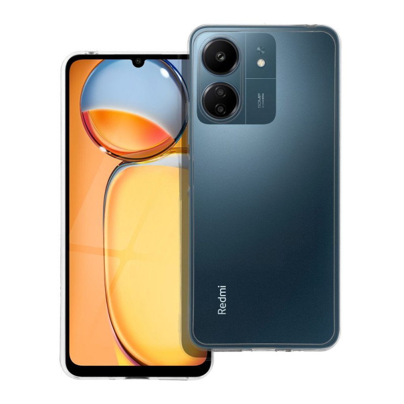 Viedtālruņa aizmugurējais vāciņš Xiaomi Redmi 13C Caurspīdīga