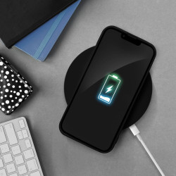 Viedtālruņa aizmugurējais vāciņš Apple Iphone 15 Plus Melna