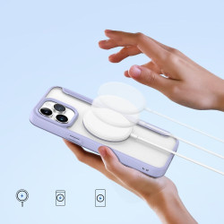 Viedtālruņa atveramais maciņš Apple iPhone 15 Pro Max Violeta