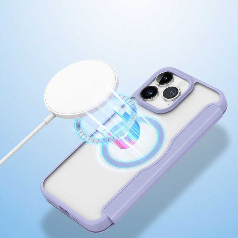 Nutitelefoni klapiümbris Õun iPhone 15 Pro Max Violetne