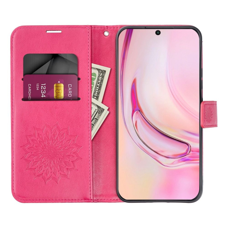 Apple Iphone 15 Mezzo Book Mandala Magenta
