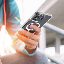 Viedtālruņa aizmugurējais vāciņš Apple iPhone 15 Pro Max Clin Mag Caurspīdīga