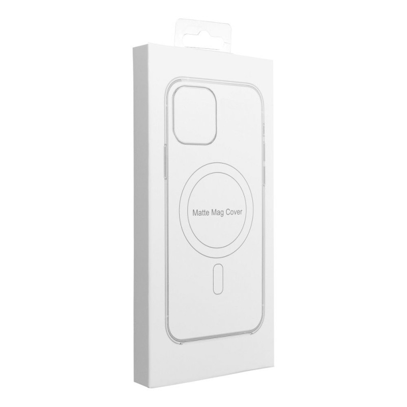 Viedtālruņa aizmugurējais vāciņš Apple iPhone 14 Pro Max Full matte mag Black, Transparent