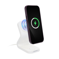 Nutitelefoni tagakaas Õun iPhone 15 Pro Max Nahkne ajakiri Tume lilla