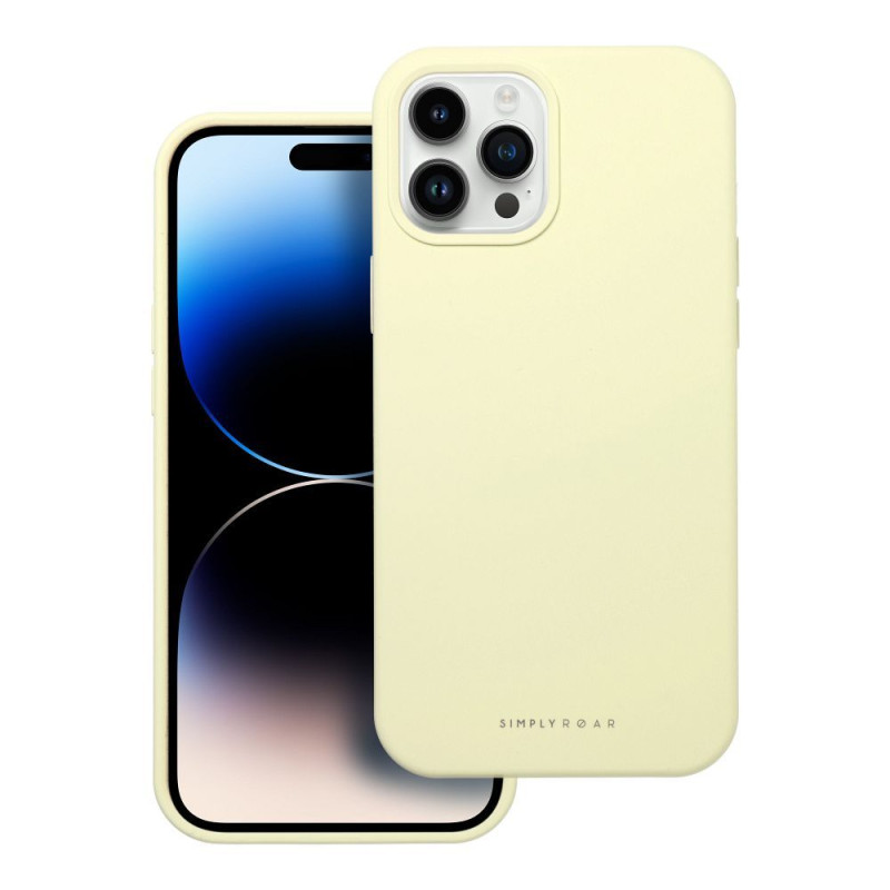Viedtālruņa aizmugurējais vāciņš Apple iPhone 12 Pro Max Cloud Skin Yellow
