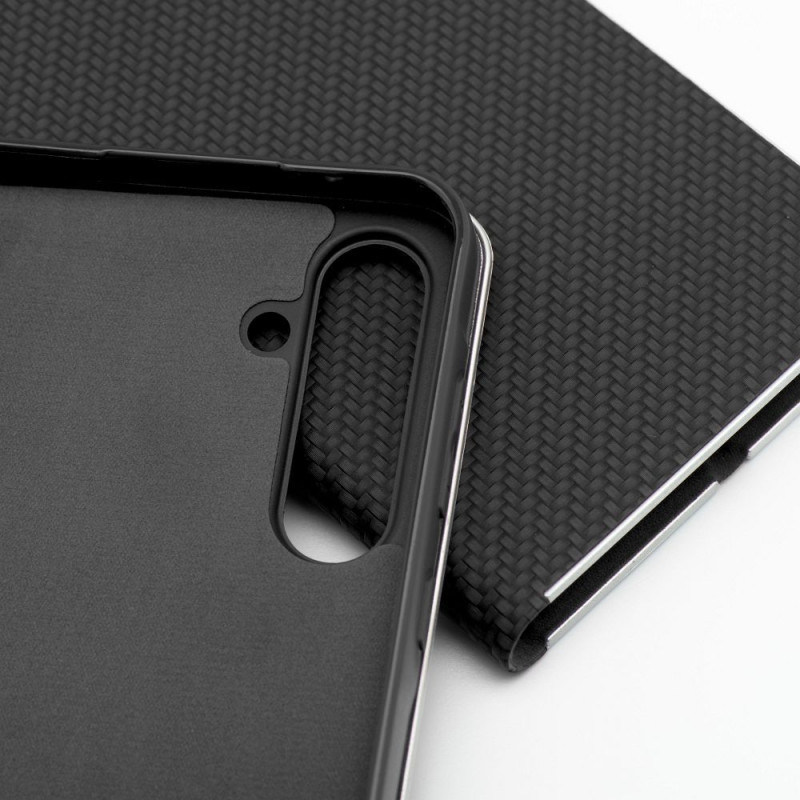 Viedtālruņa atveramais maciņš Samsung Galaxy A53 5G Luna Book Melna