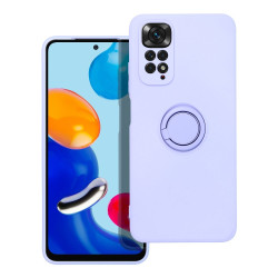 Viedtālruņa aizmugurējais vāciņš Xiaomi Redmi Note 11 5G / 11S 5G Silicone Ring Violeta