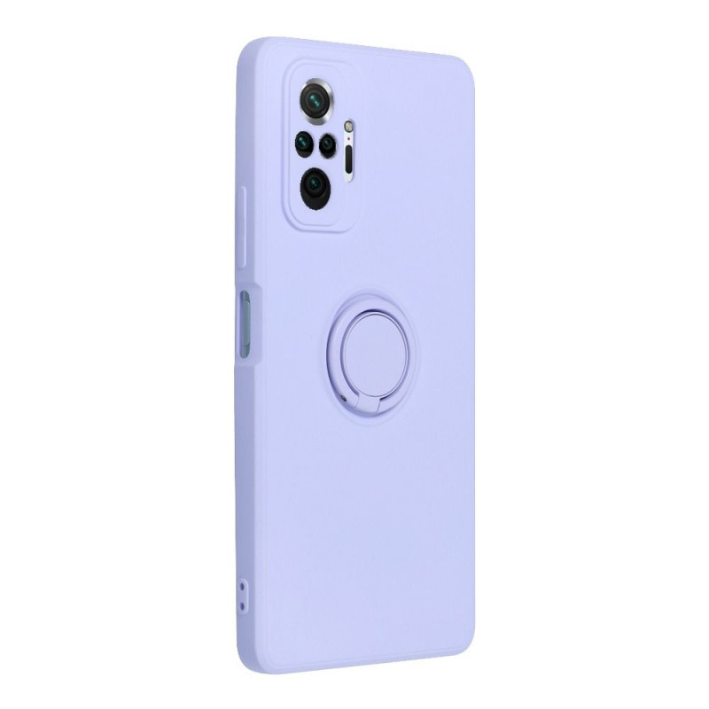 Viedtālruņa aizmugurējais vāciņš Xiaomi Redmi Note 11 5G / 11S 5G Silicone Ring Violeta