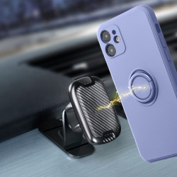 Viedtālruņa aizmugurējais vāciņš Xiaomi Redmi Note 11 5G / 11S 5G Silicone Ring Violet