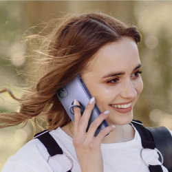 Viedtālruņa aizmugurējais vāciņš Xiaomi Redmi Note 11 5G / 11S 5G Silicone Ring Violeta