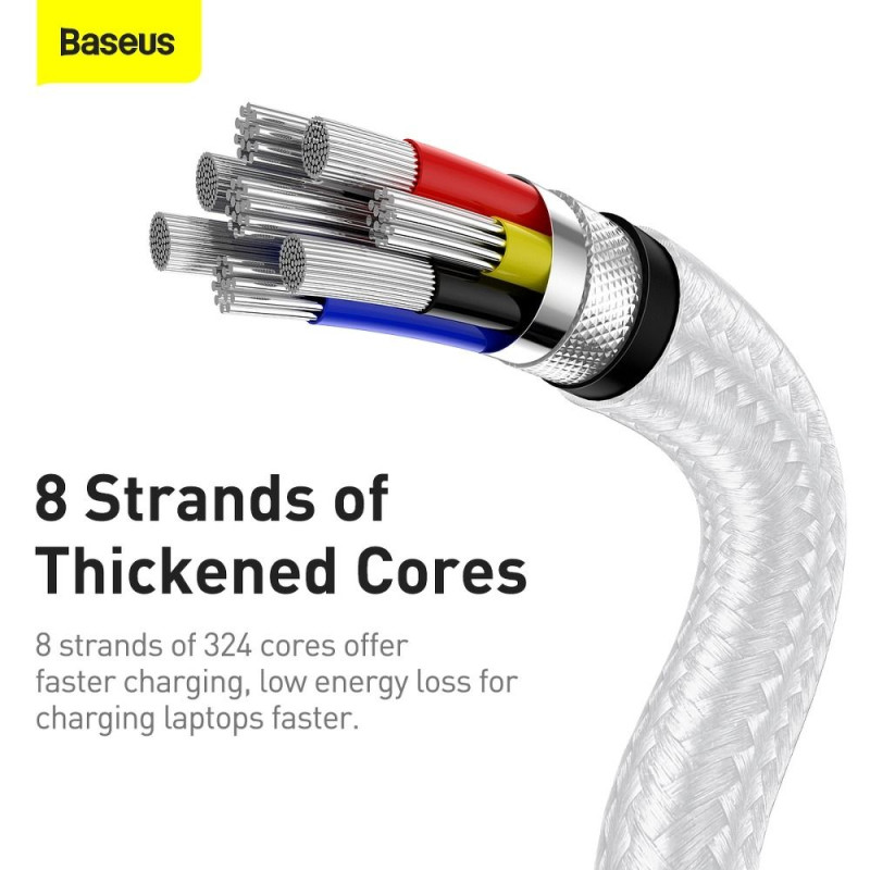 Universal cable Type C to Type C PD 5A 100W Cafule CATJK-C02 1 m