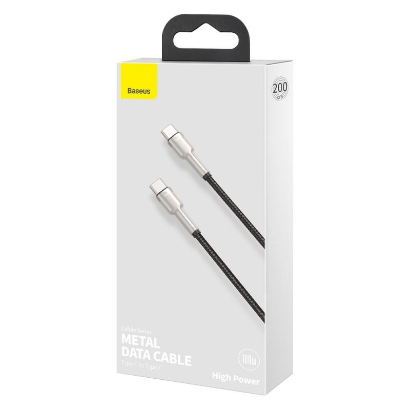 Universal cable Type C to Type C PD 5A 100W Cafule CATJK-D01 2 m