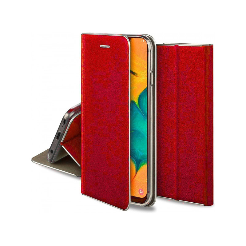 Viedtālruņa atveramais maciņš Samsung Galaxy S20 Plus Flip Venus Sarkana