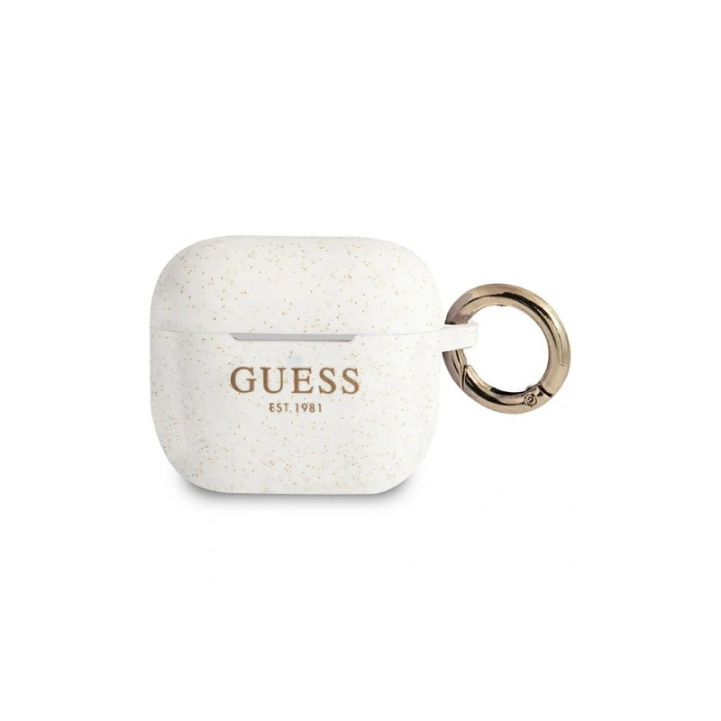 Juhtmevabade kõrvaklappide ümbris Õun Silikoonist ümbris Valge