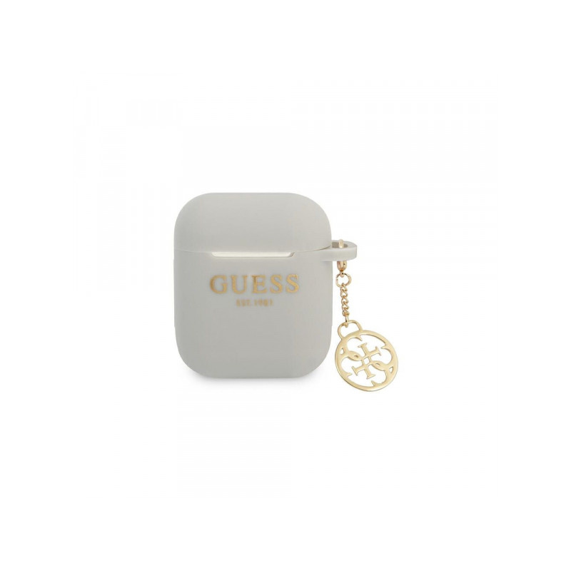 Bezvadu austiņu apvalks Apple GUA2LSC4EG Pelēka, Ar Tekstu