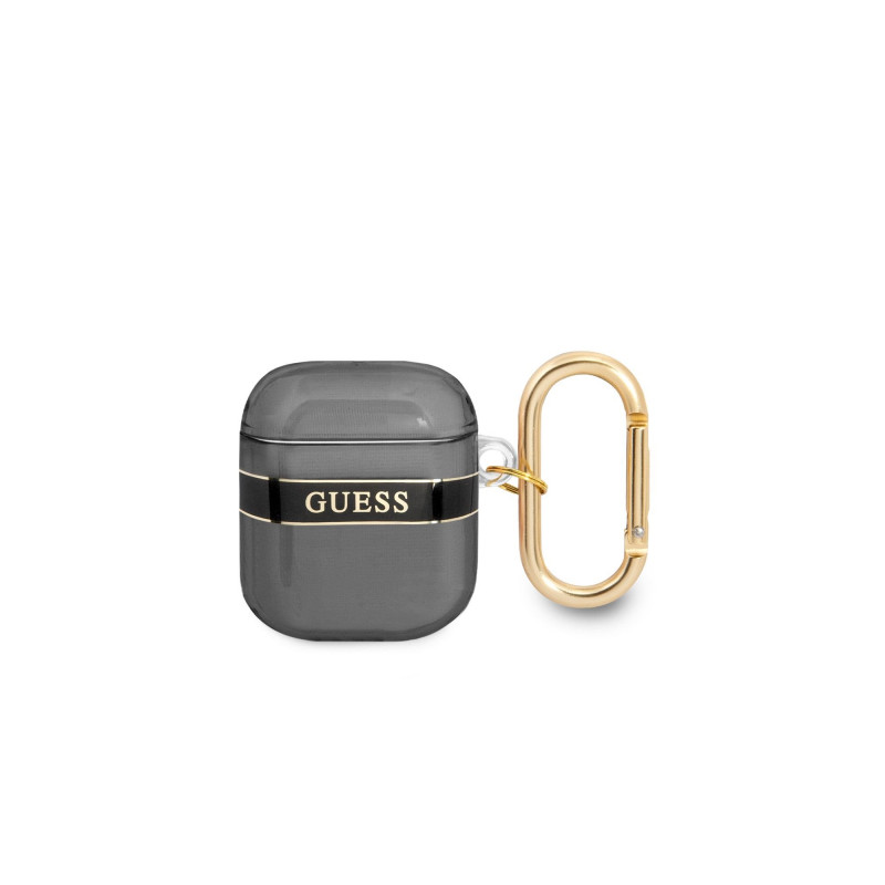 Bezvadu austiņu apvalks Apple Stripe Collection Pelēka, Ar Dizainu