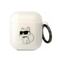 Bezvadu austiņu apvalks Apple Choupette Collection Transparent