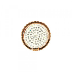 Viedtālruņa pirkstu turētājs Ring diamond Silver, With Design