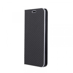 Viedtālruņa atveramais maciņš Apple iPhone 11 Pro Max Carbon Smart Melna