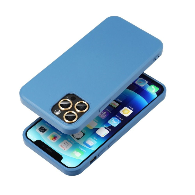 Viedtālruņa aizmugurējais vāciņš Apple iPhone 12/12 Pro Silicone PART Zila