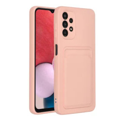 Viedtālruņa aizmugurējais vāciņš Samsung Galaxy A13 5G CARD Case Rozā